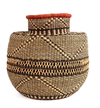 Earthen Craft Pot - Amber Brown