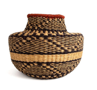 Earthen Craft Pot - Amber Brown