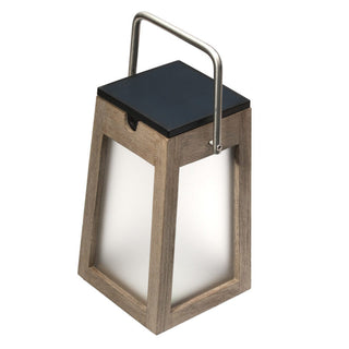 Teak Solar Lantern
