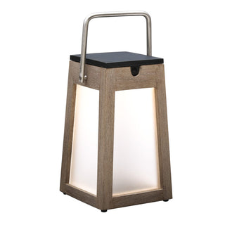 Teak Solar Lantern