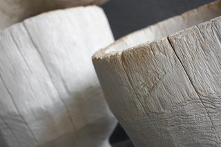 Rustic Teak Urns Large