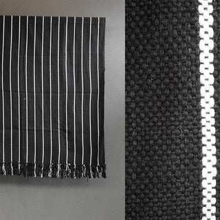 Handwoven Cotton Lurik - Black