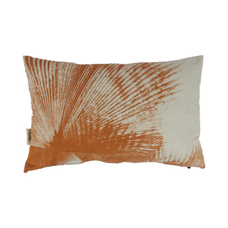 Linen Palm Lumbar, Terracotta