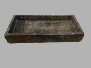 Rectangular Black Marble Tray