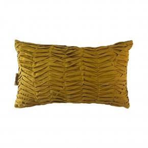 Multi Folds Pillow, Mustard