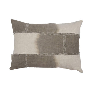Rustic Stitch Pillow, Charcoal