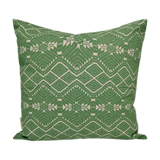 Trad Motif Pillow, Green