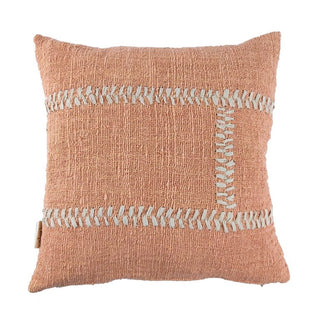 Blanket Stitch Pillow, Blush