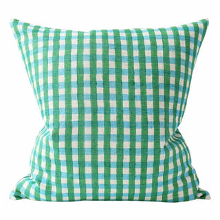 Bodrum Emerald Linen Cushion 20x20