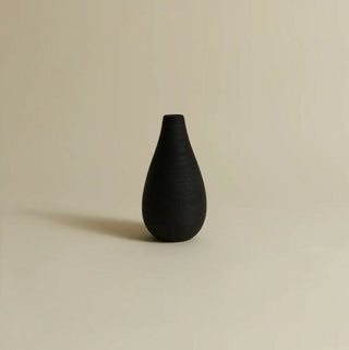 Pear Vase - Matte Black